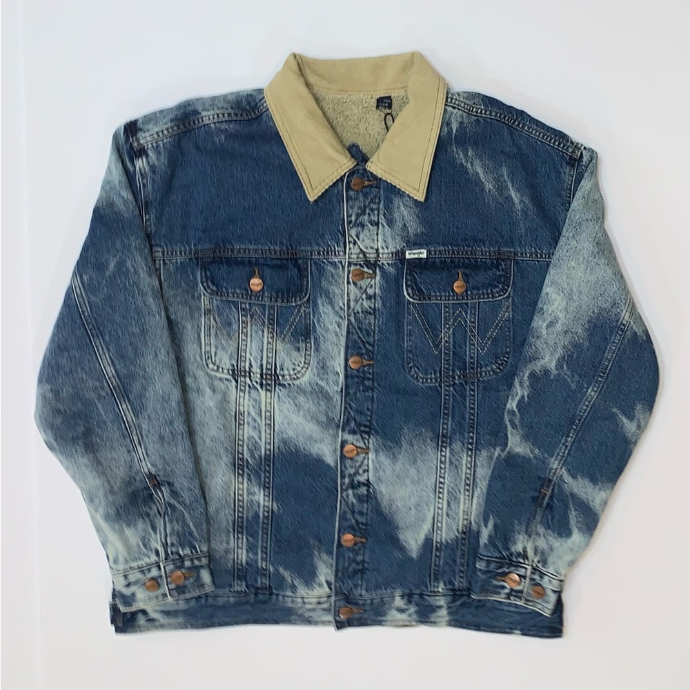 Wrangler Fleece Lined Denim Trucker Jacket-Size L New